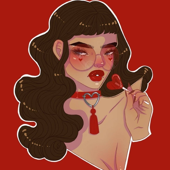 V-Day Exclusive Print 2018 by Keely Elle (NWOT) - Picture 1 of 3